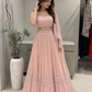 Pink pearl Crop Jacket Lehenga Set