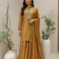 Antique Gold Tissue Coin Sharara Set
