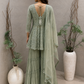 Mint green Sharara set
