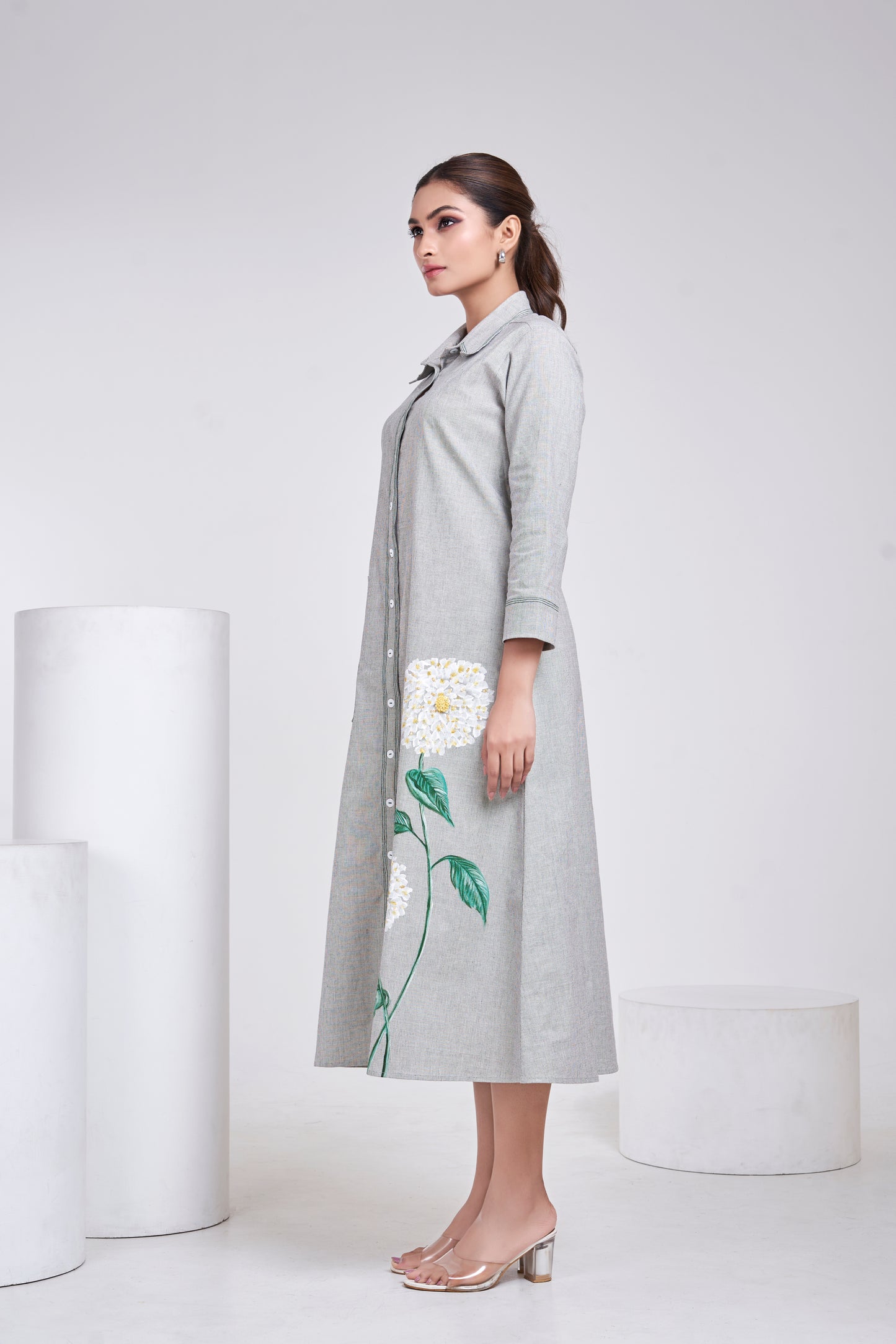 Silver Dandelion Dress