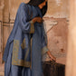 Chambray Farshi Silk Set with Dupatta