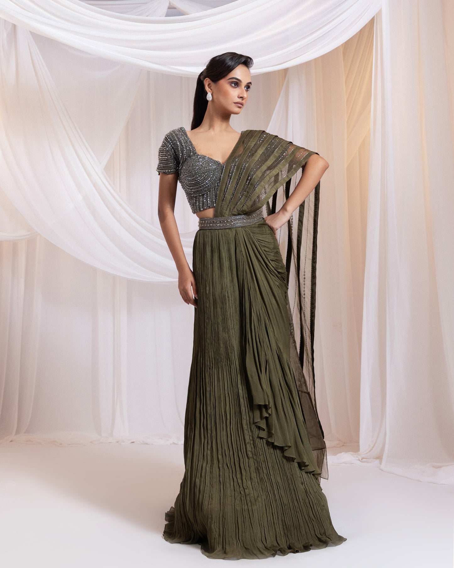 PETALSHADE SAREE SET