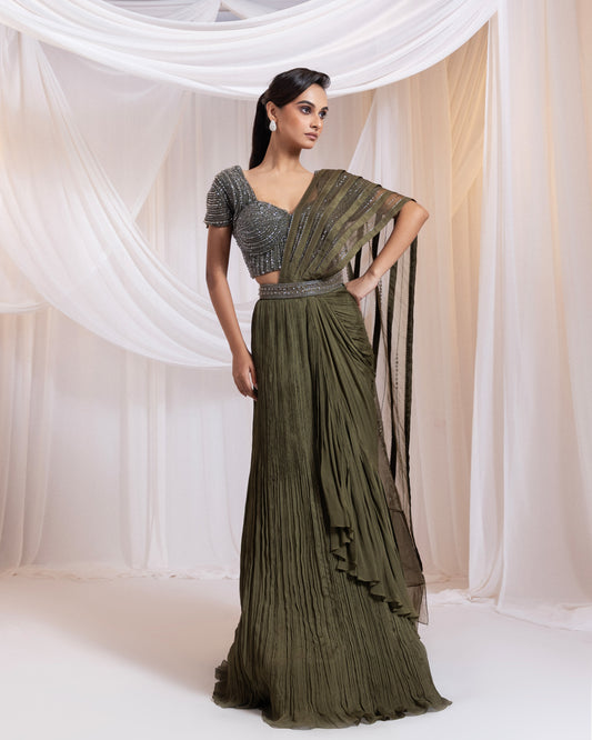 PETALSHADE SAREE SET