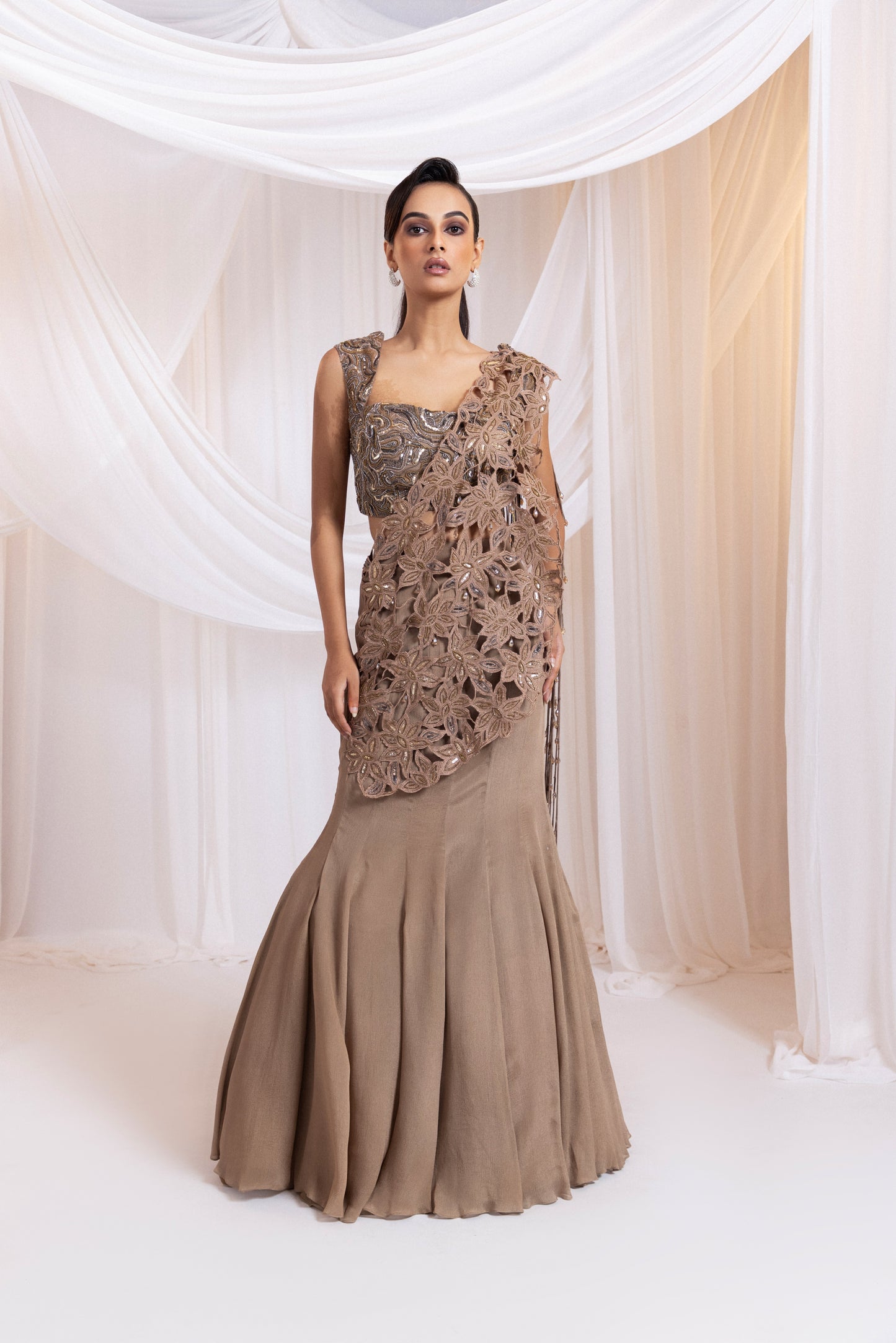 GILDED TIDE SAREE