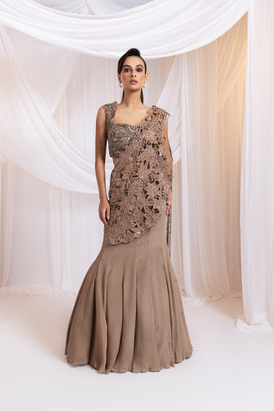 GILDED TIDE SAREE