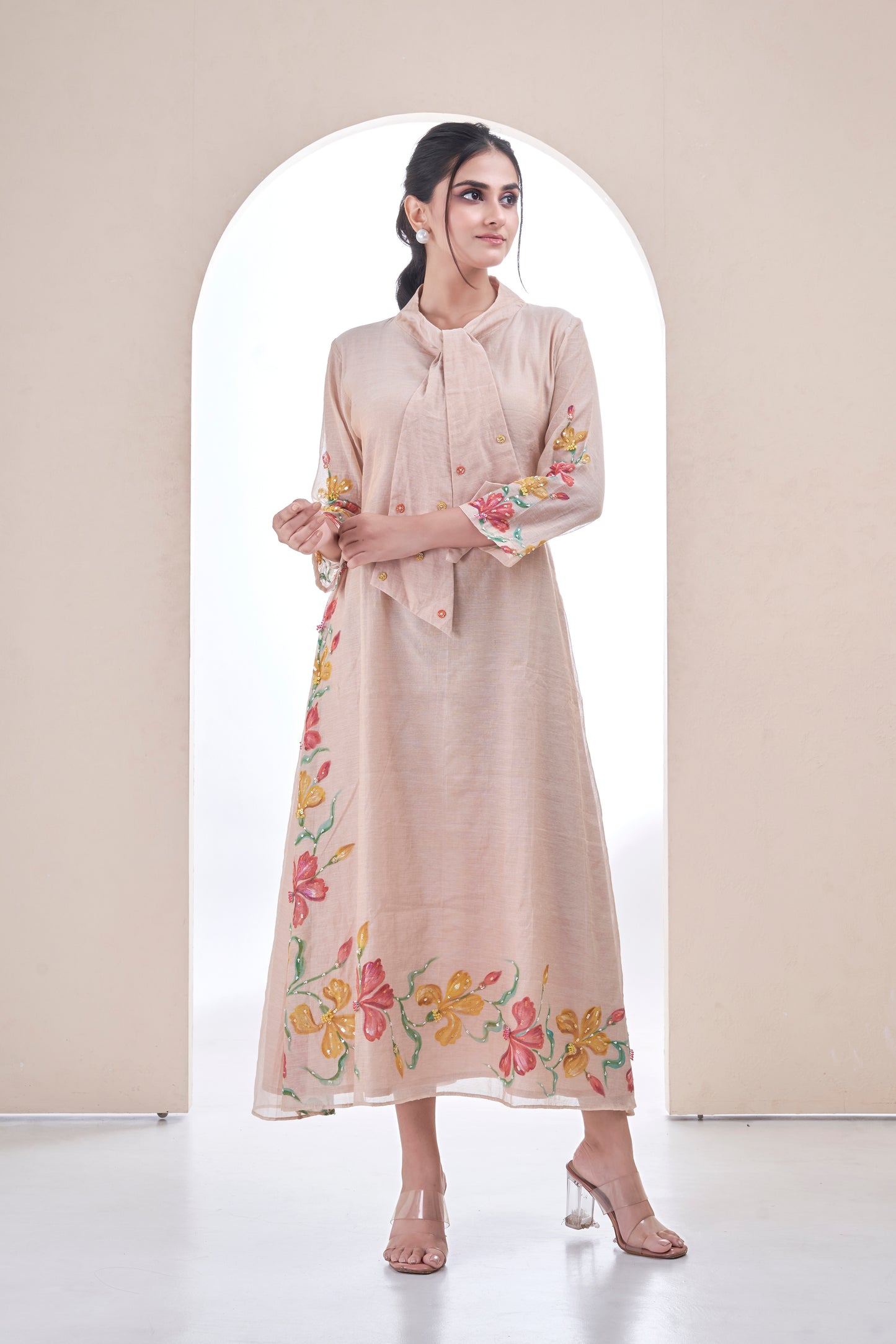 Ivory Canvas Dress
