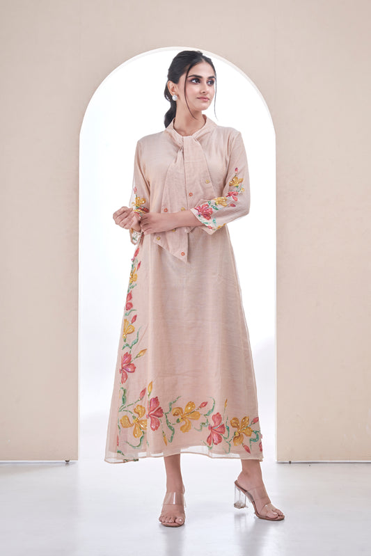 Ivory Canvas Dress