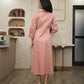 Pink Peony Shirt Dress