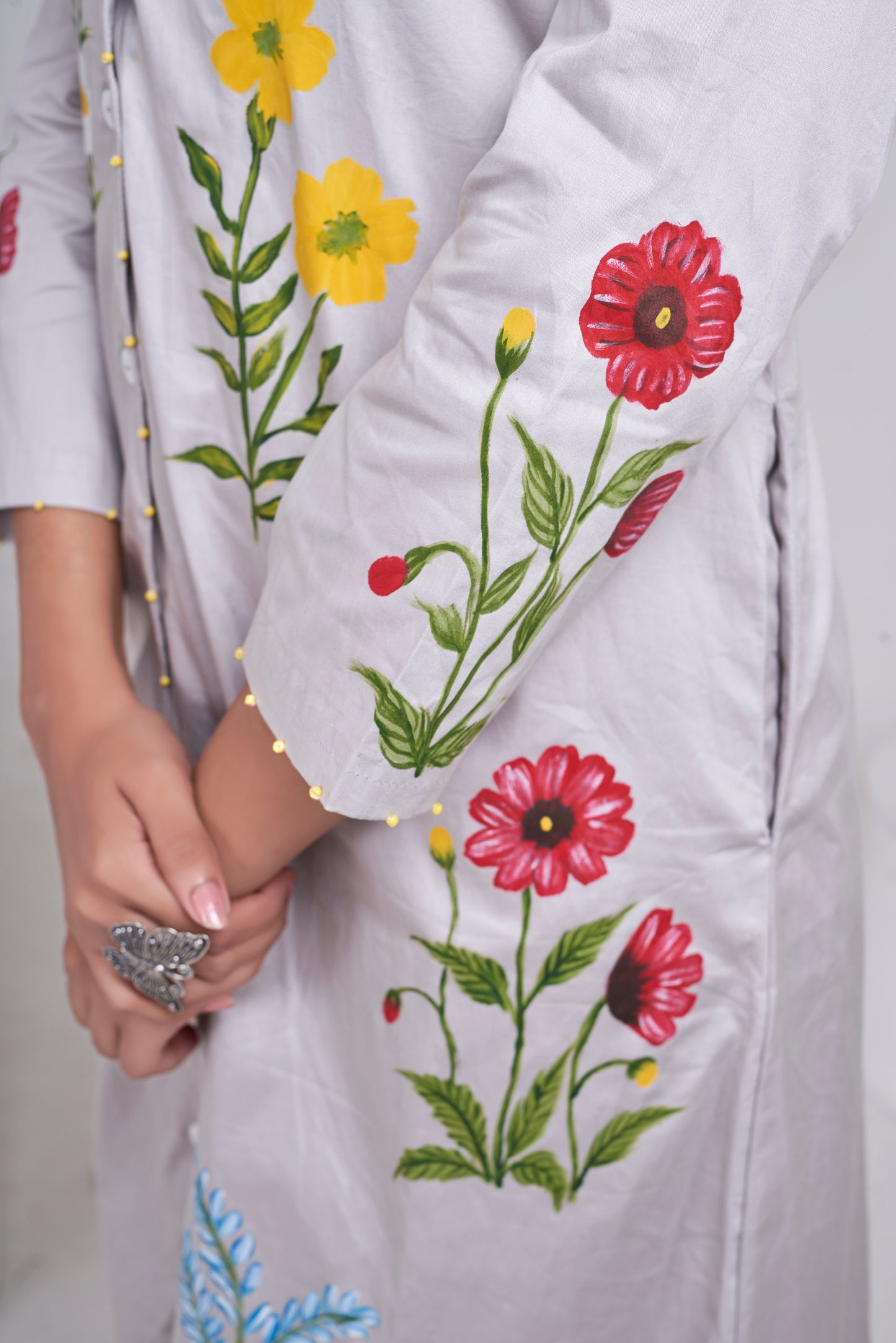 Moonstoney Peony Shirt Dress