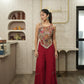 Bohemian Corset and flared pants