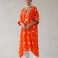 Bandhani Kaftan (Orange)