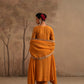 Chanderi Centre Panel Suit