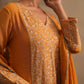 Chanderi Centre Panel Suit