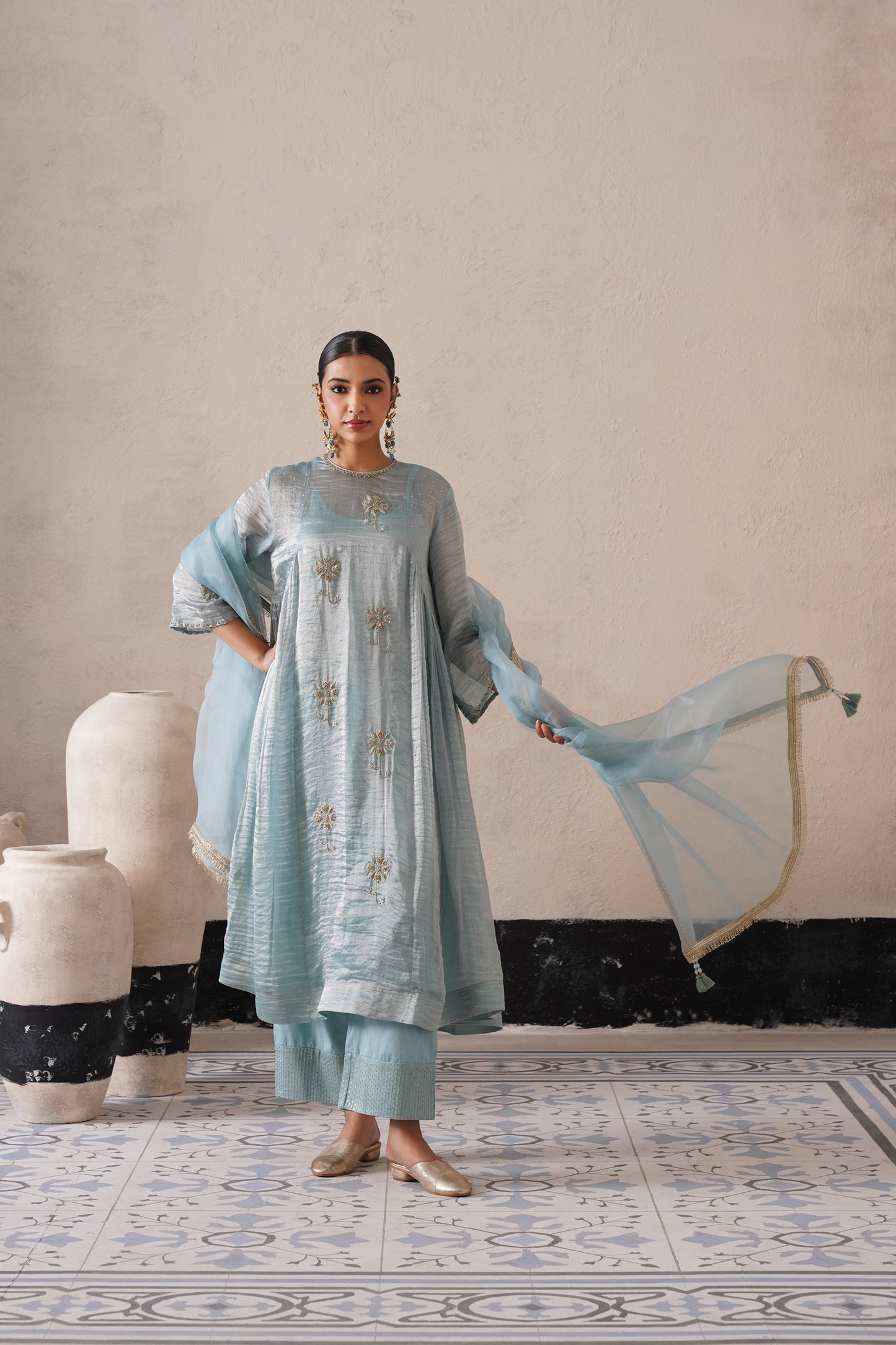 Curve Panel Kurta Set