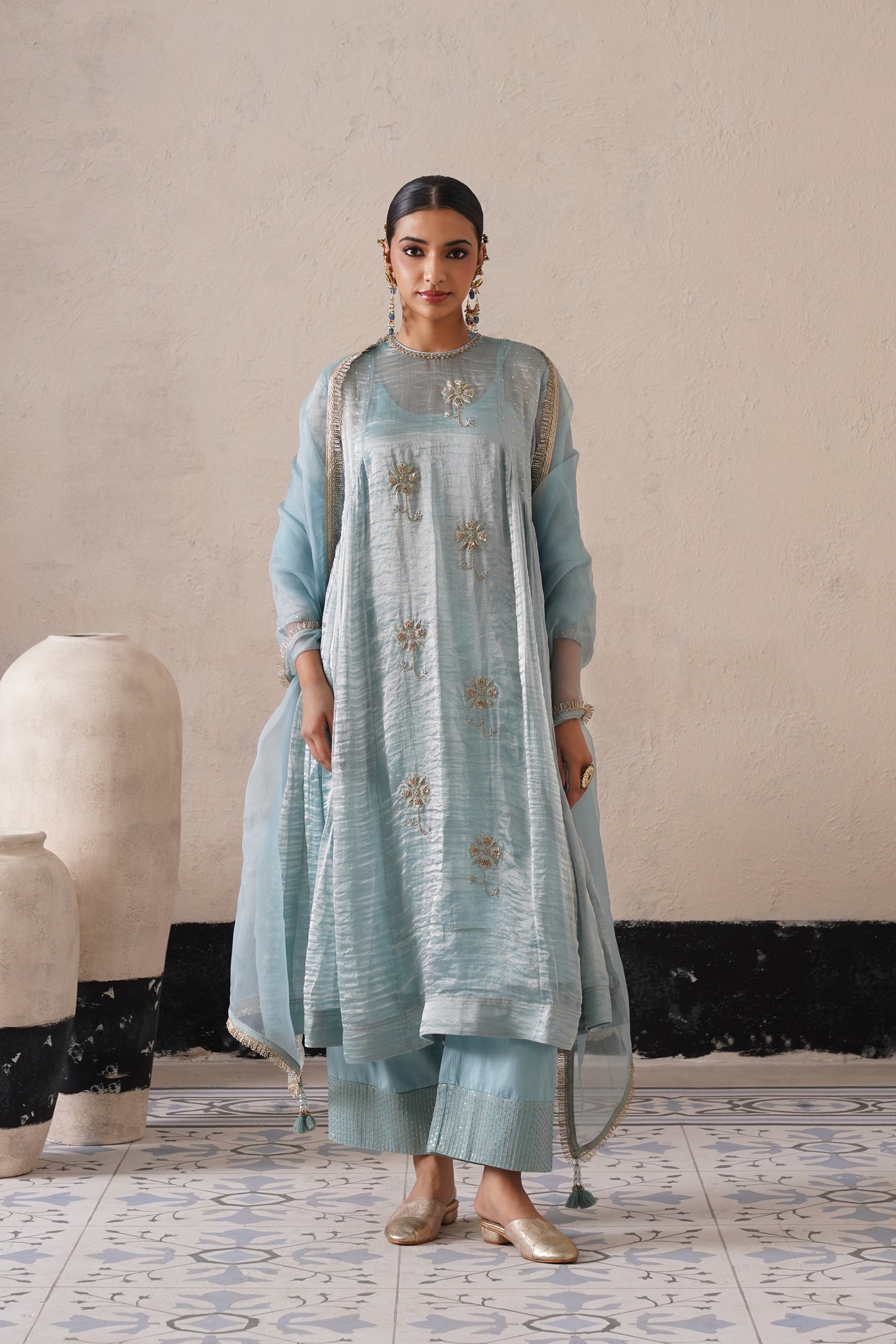 Curve Panel Kurta Set