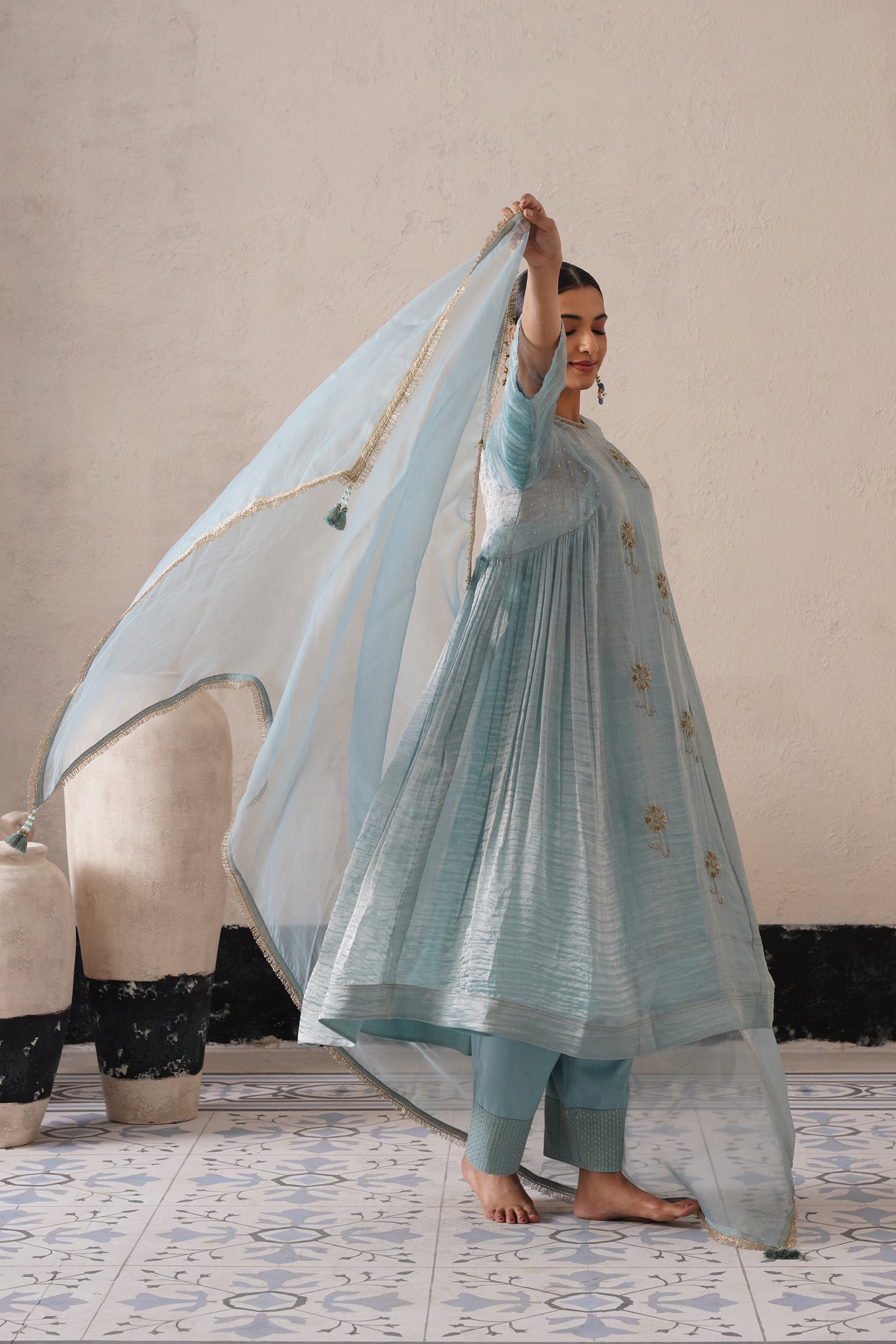 Curve Panel Kurta Set