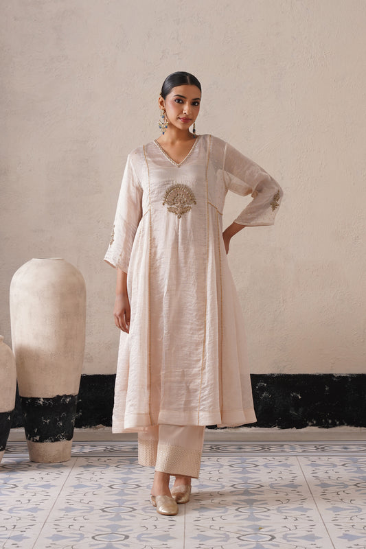 Royal Tissue & Organza Suit Set