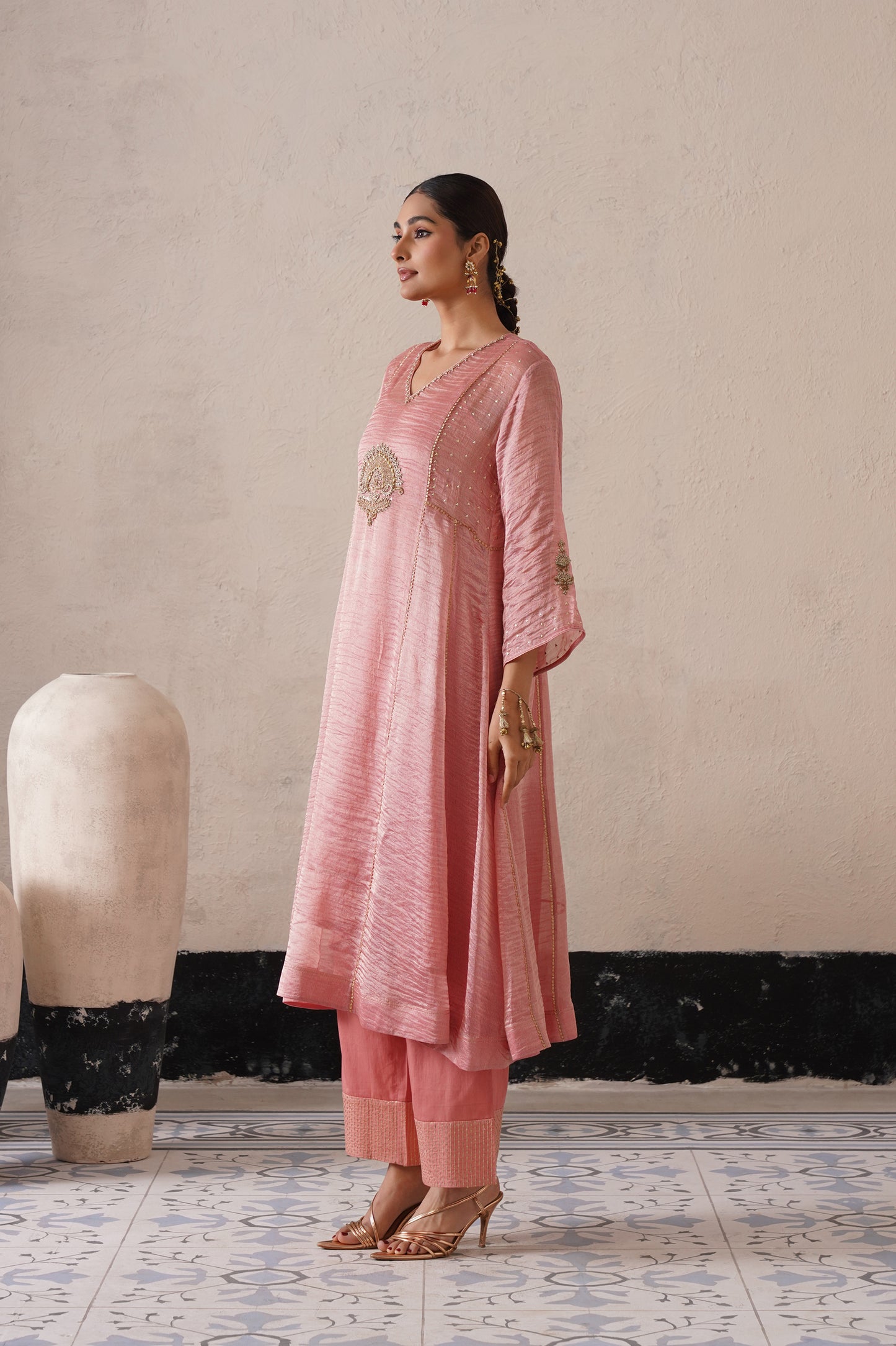 Royal Tissue & Organza Suit Set