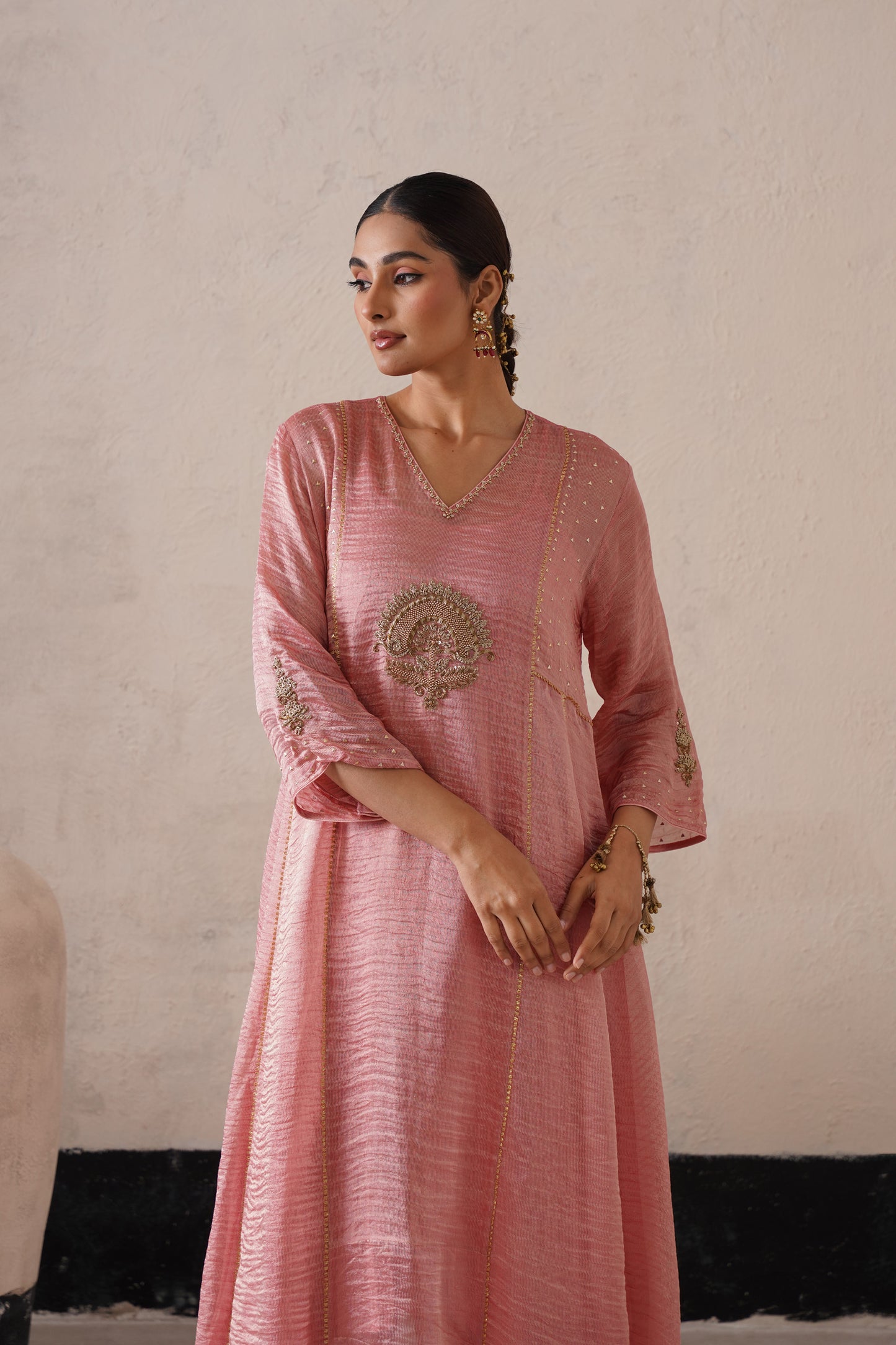 Royal Tissue & Organza Suit Set