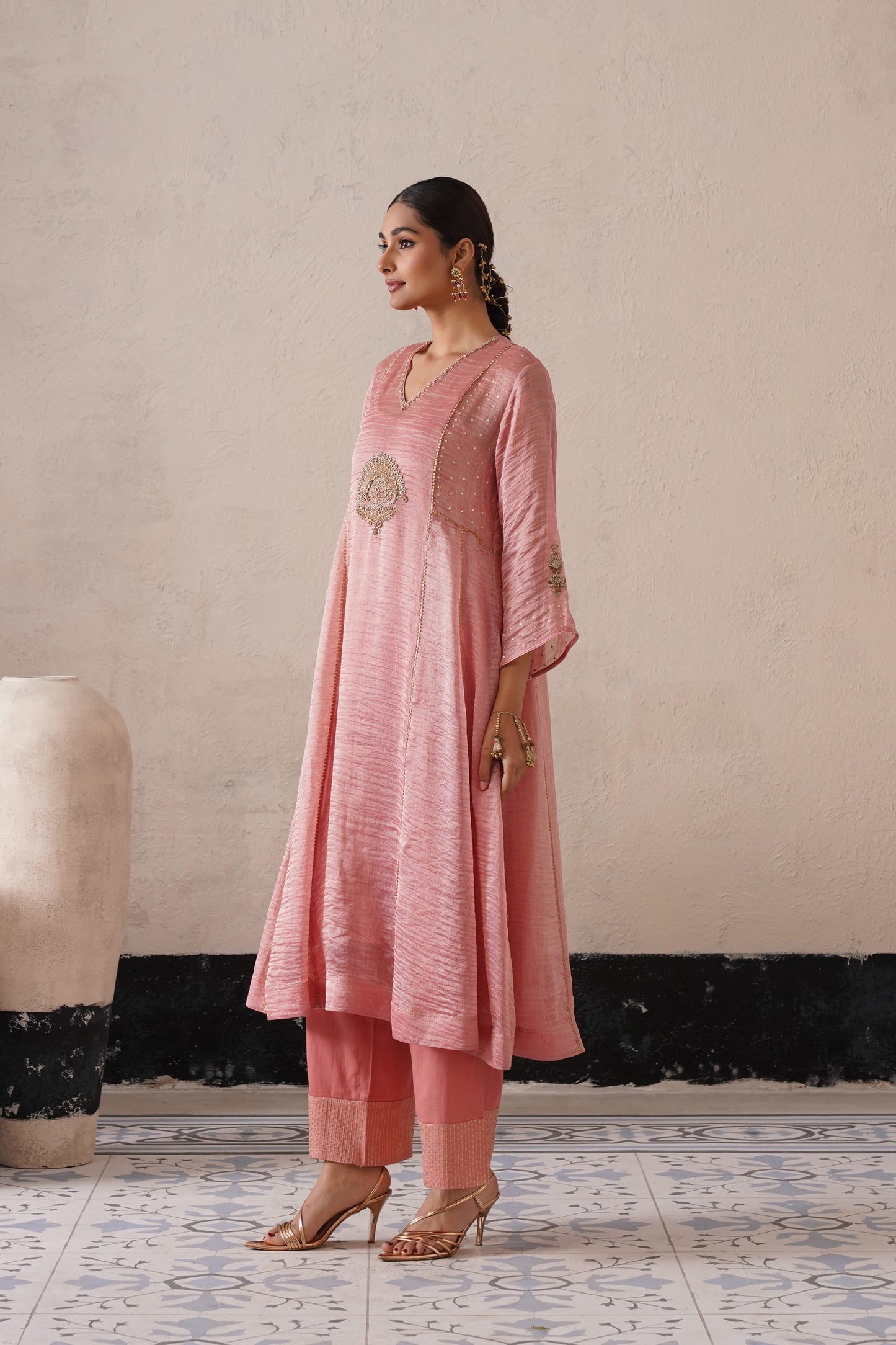 Royal Tissue & Organza Suit Set