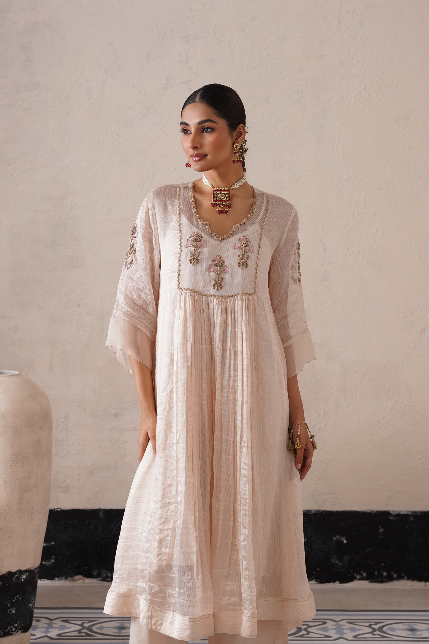 Aafreen Gathered Kurta Set