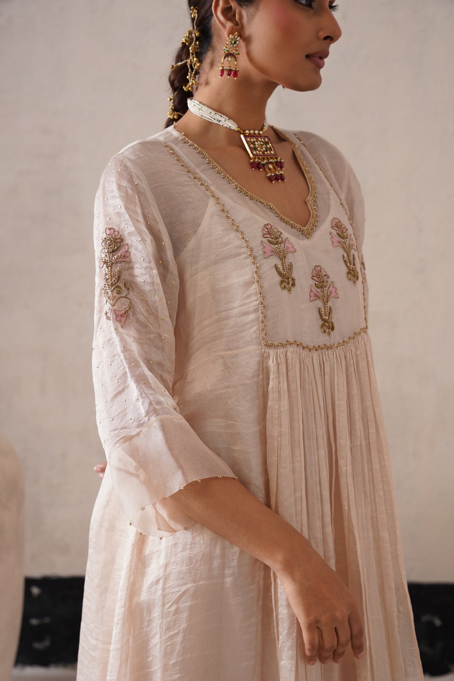Aafreen Gathered Kurta Set