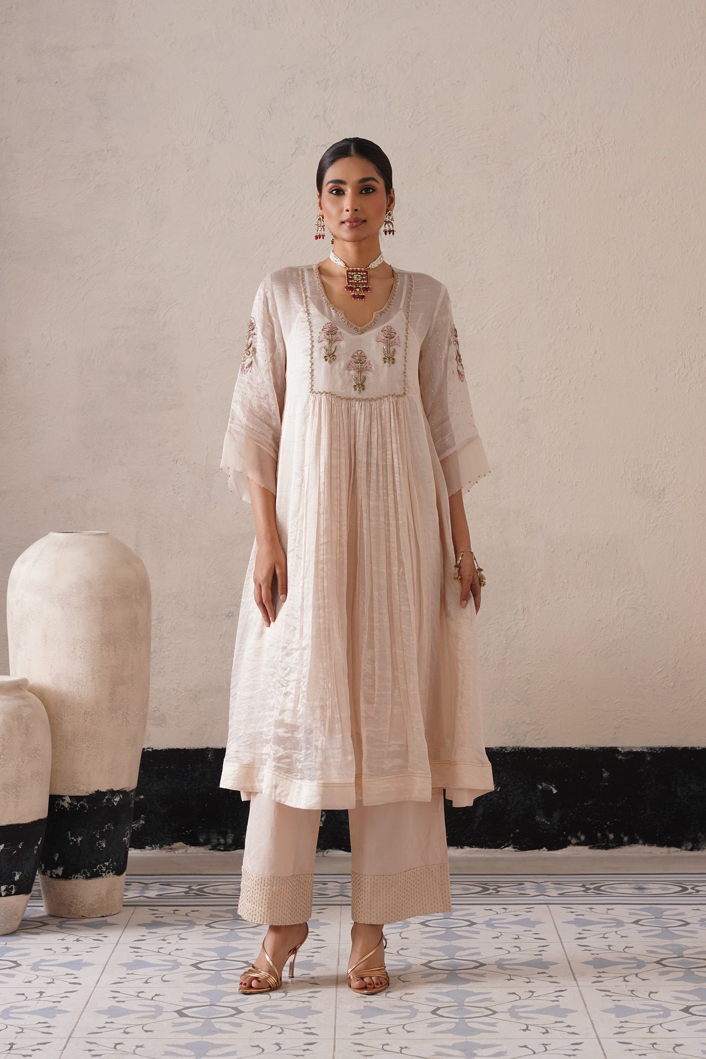 Aafreen Gathered Kurta Set