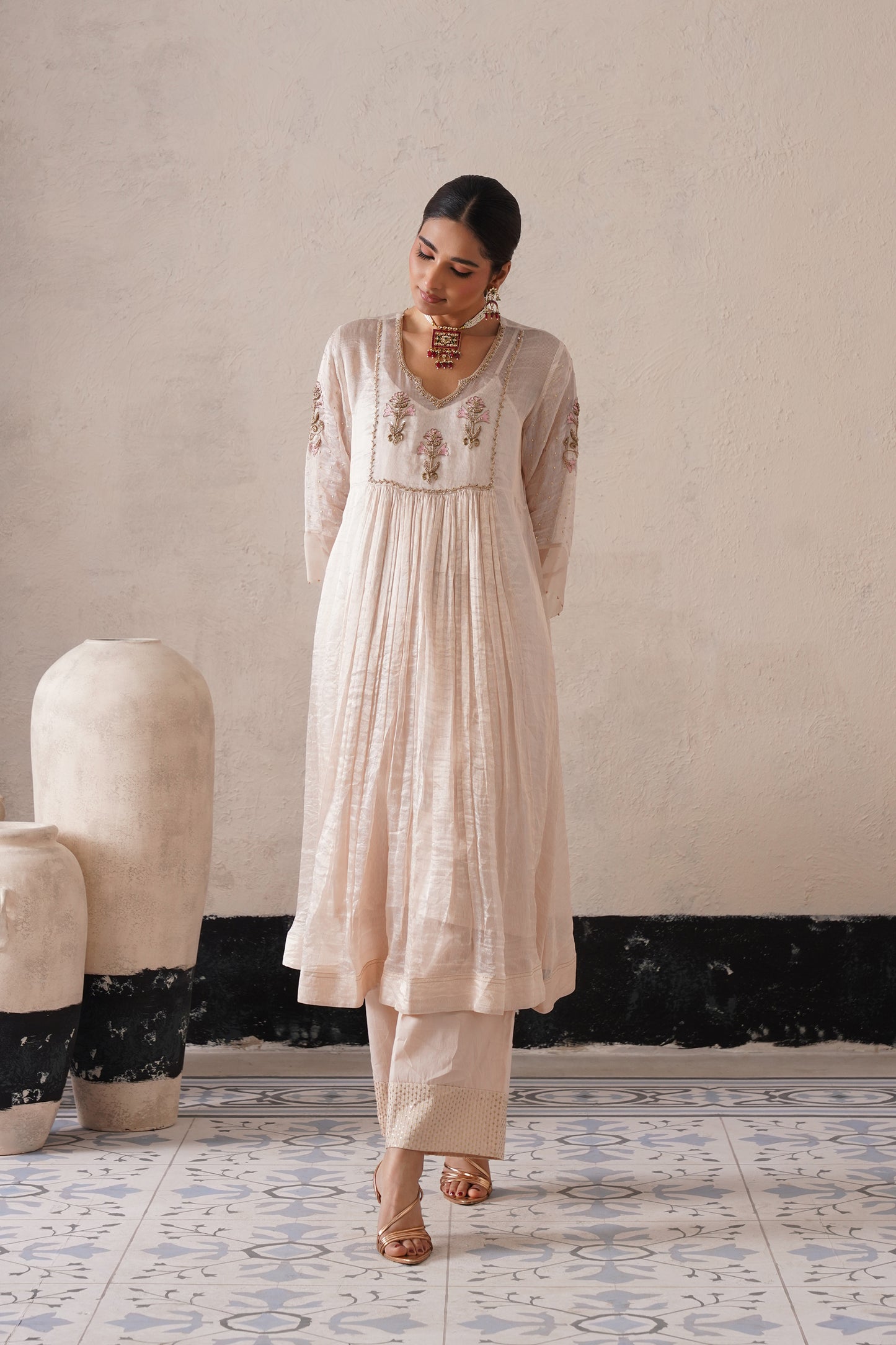 Aafreen Gathered Kurta Set