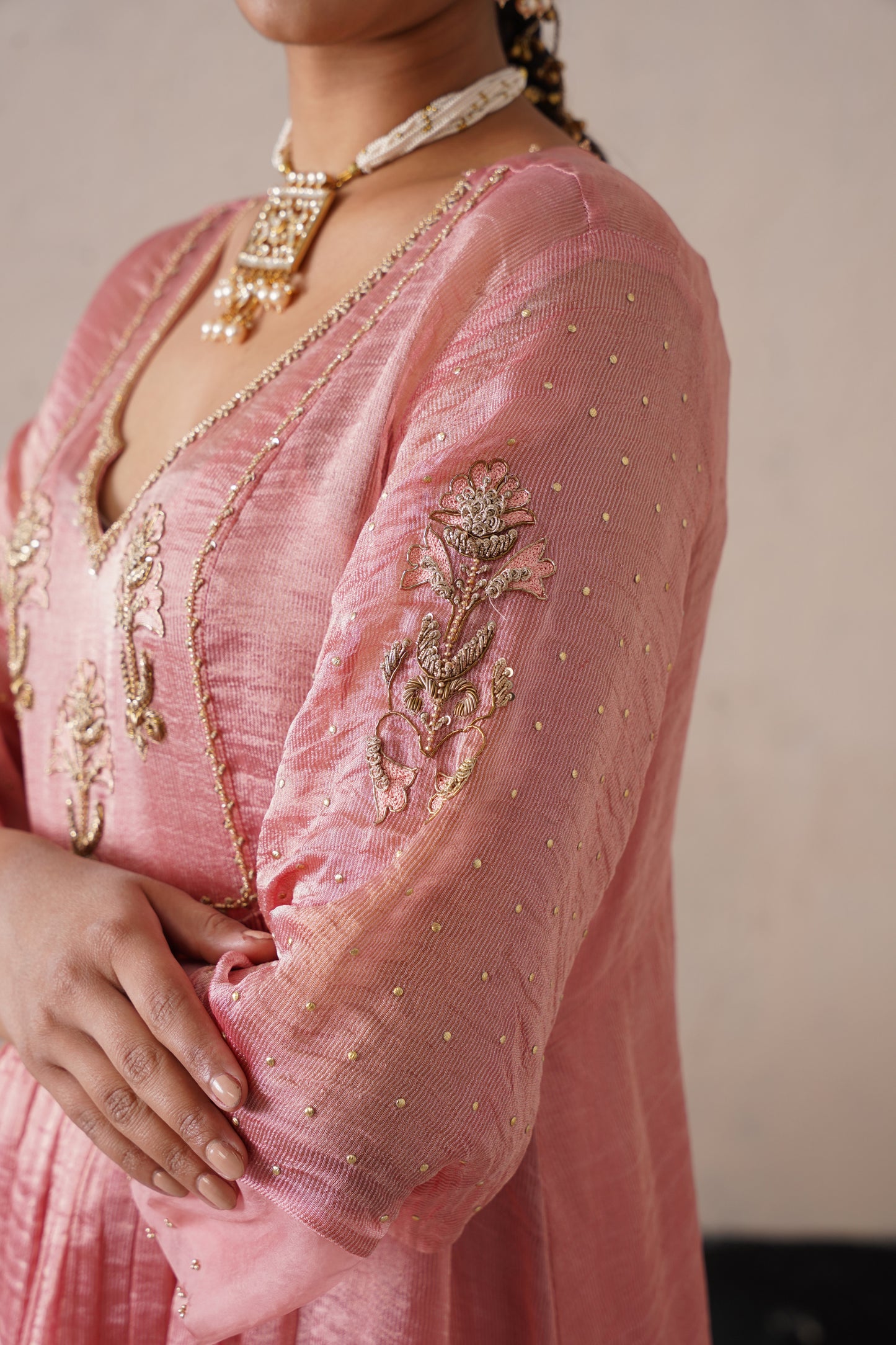 Aafreen Gathered Kurta Set