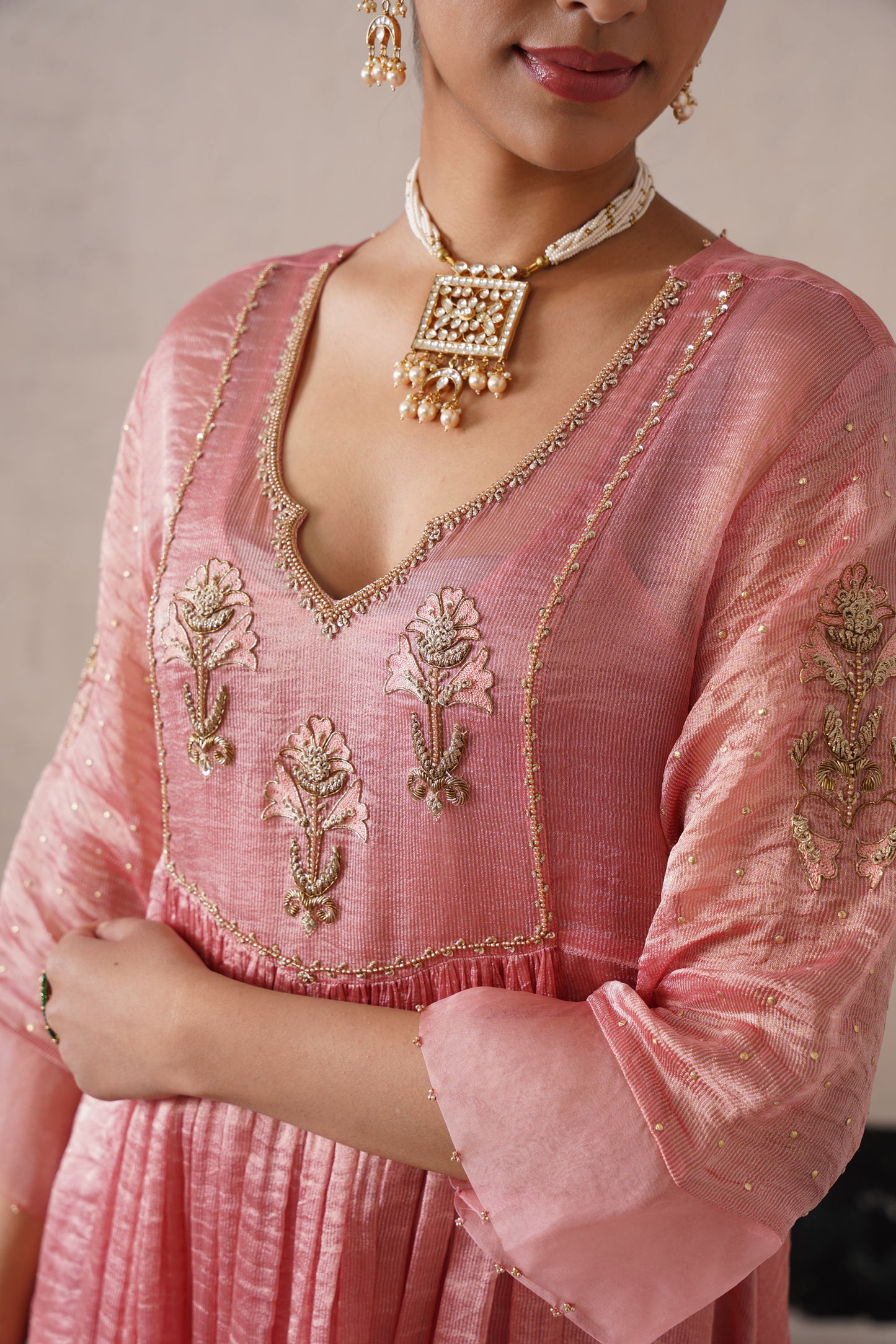 Aafreen Gathered Kurta Set