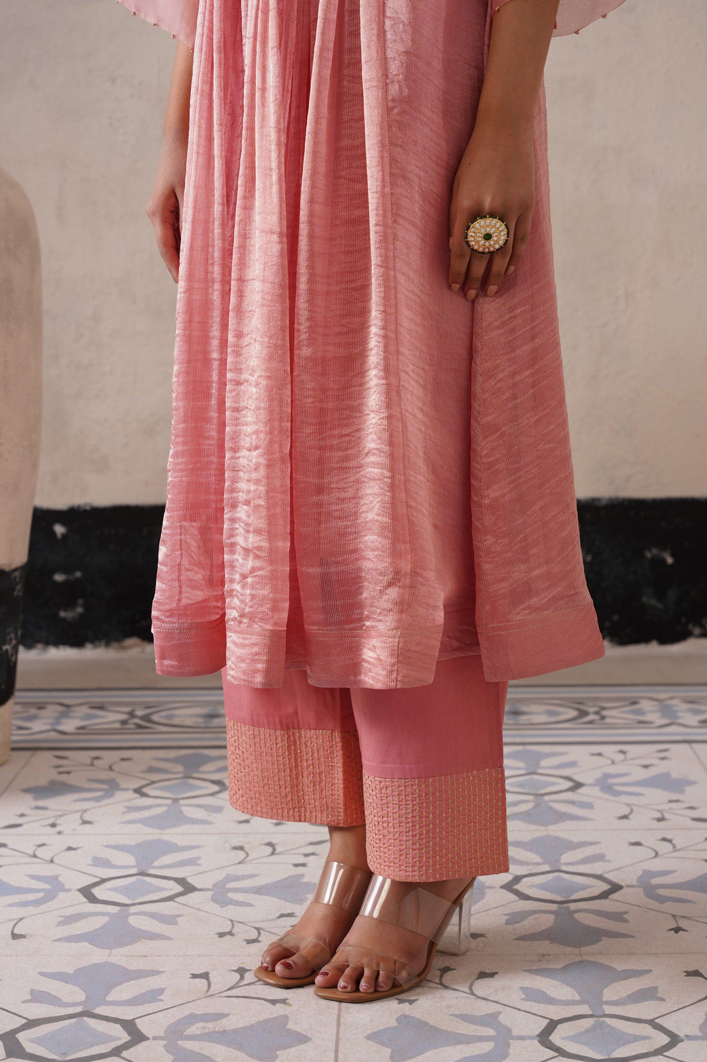 Aafreen Gathered Kurta Set