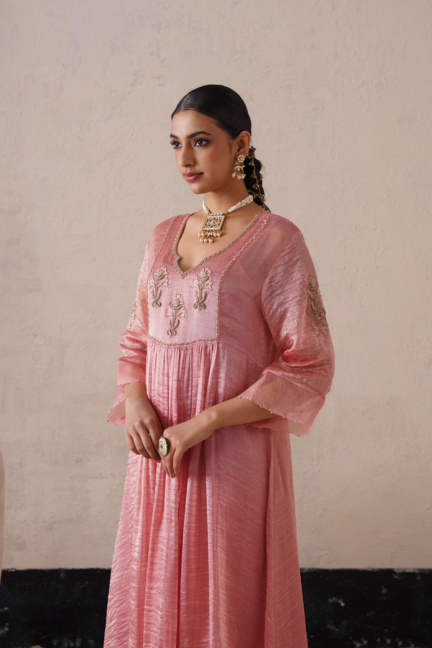 Aafreen Gathered Kurta Set