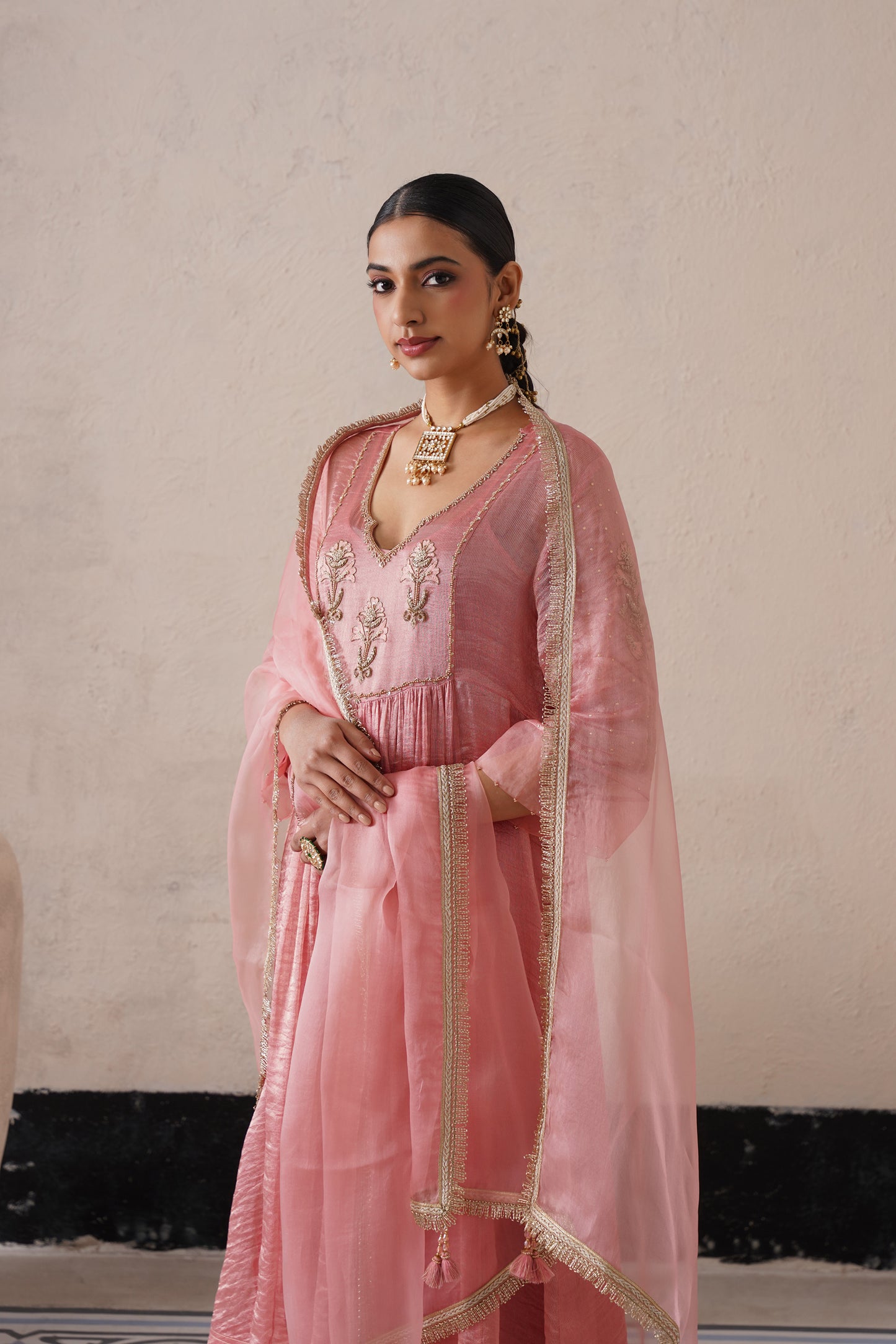 Aafreen Gathered Kurta Set