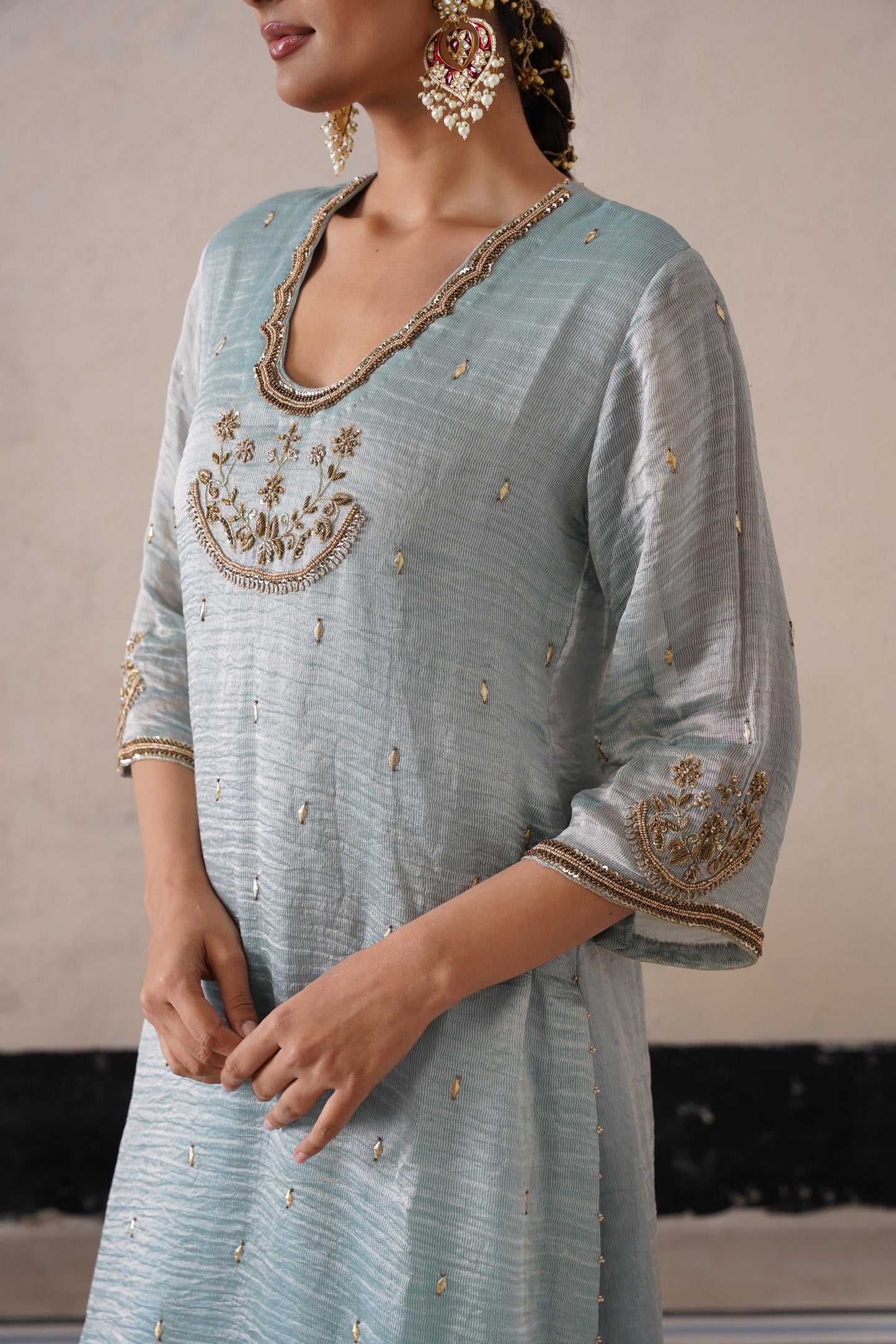 Elysian Ivory Straight Kurta Set