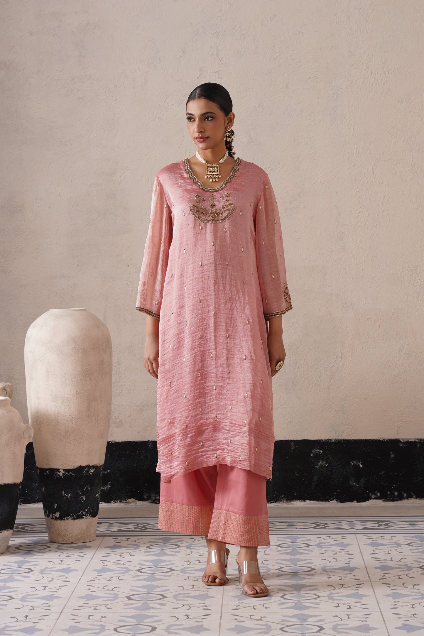 Elysian Ivory Straight Kurta Set