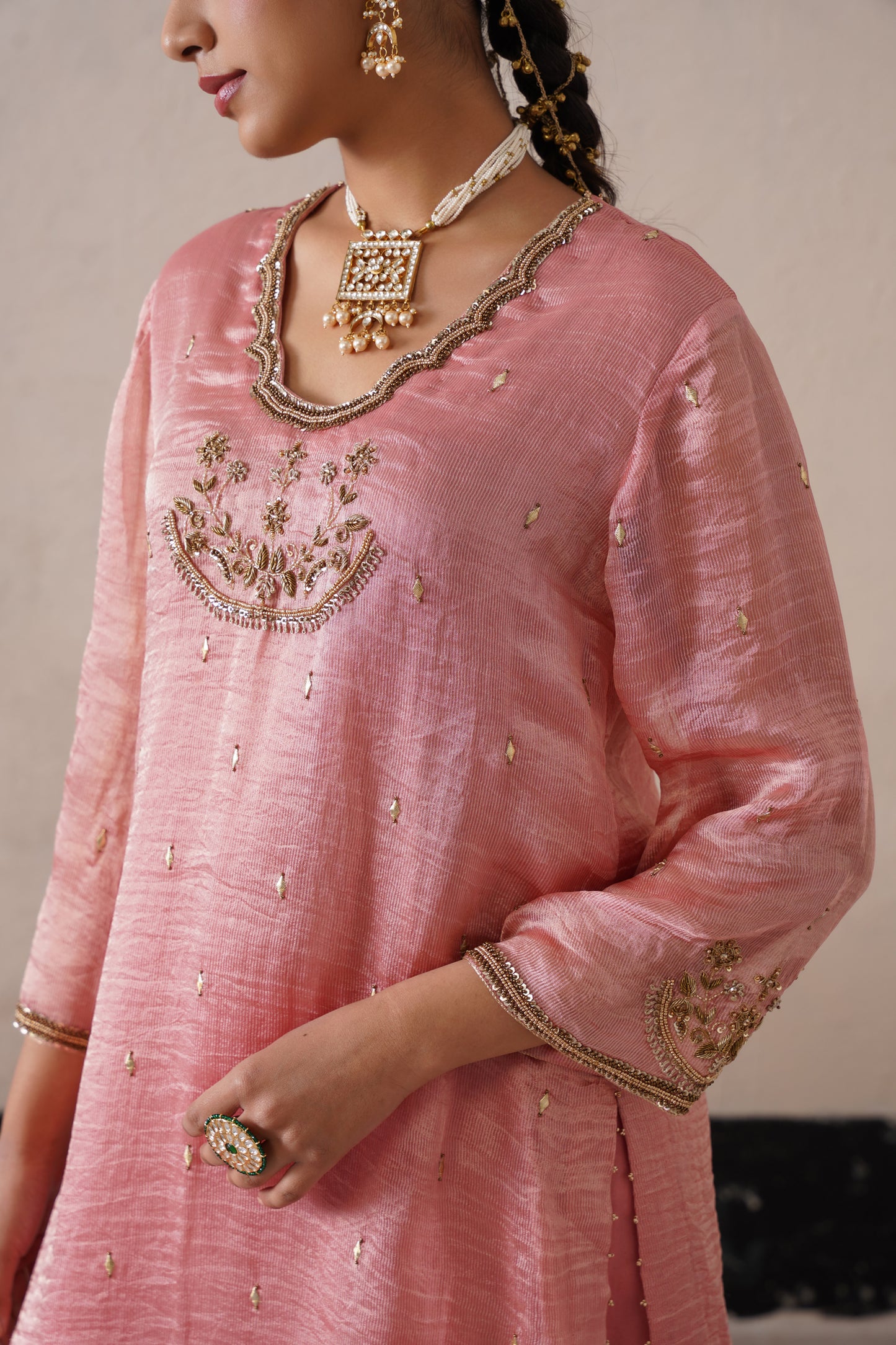 Elysian Ivory Straight Kurta Set