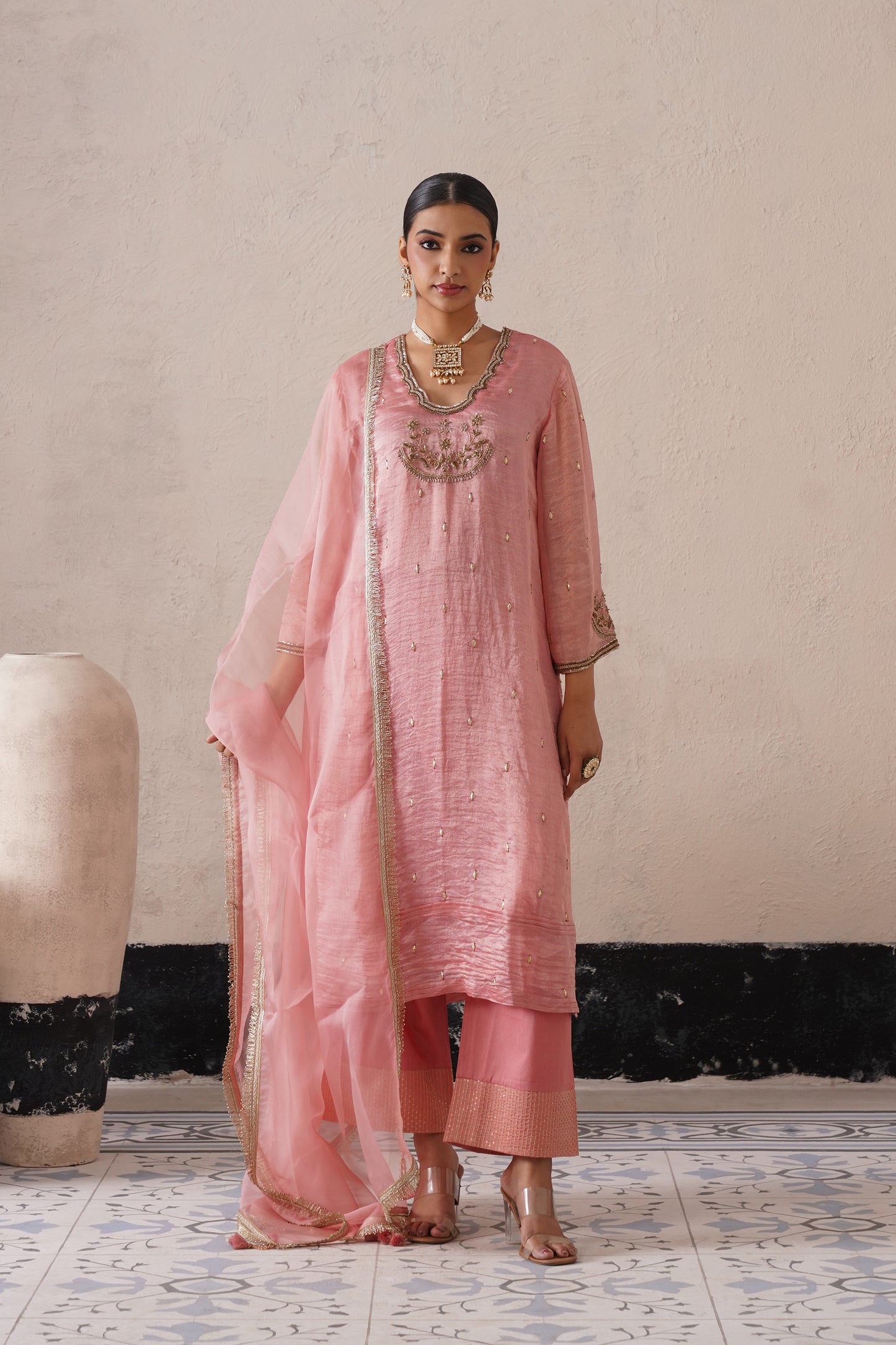 Elysian Ivory Straight Kurta Set