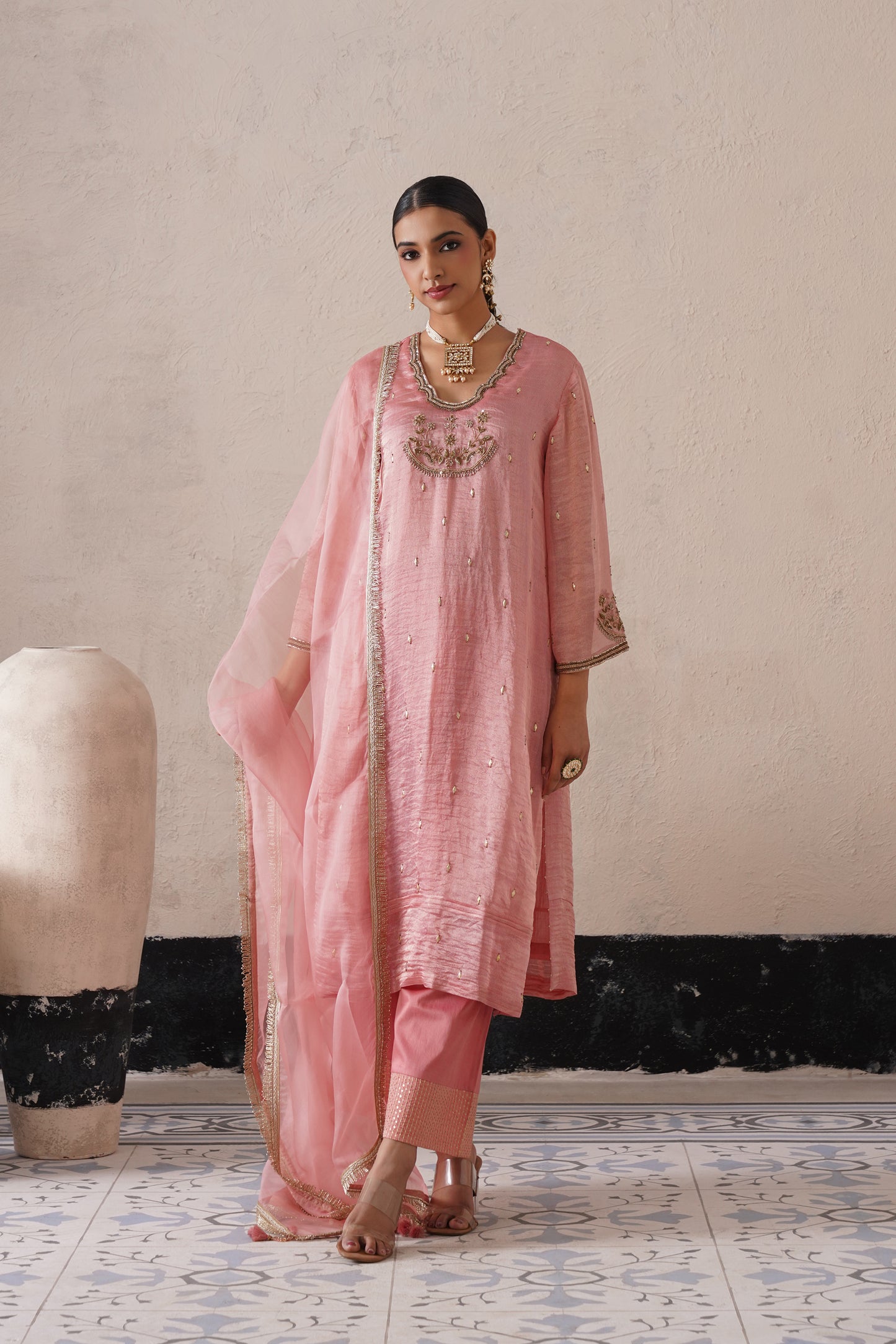 Elysian Ivory Straight Kurta Set