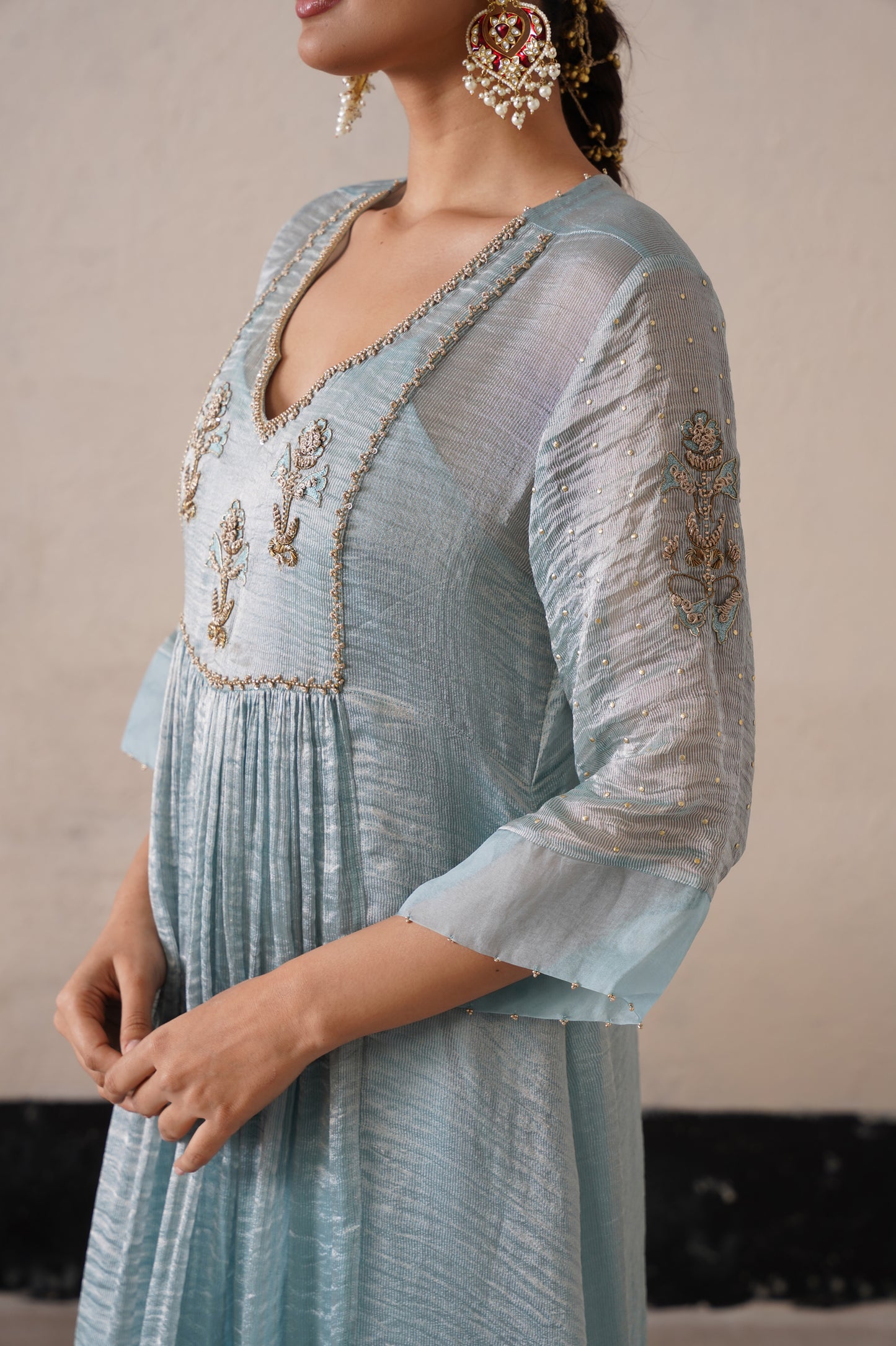Aafreen Gathered Kurta Set