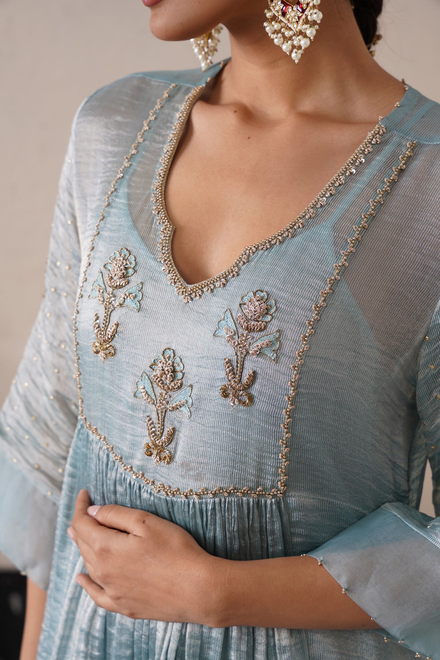 Aafreen Gathered Kurta Set
