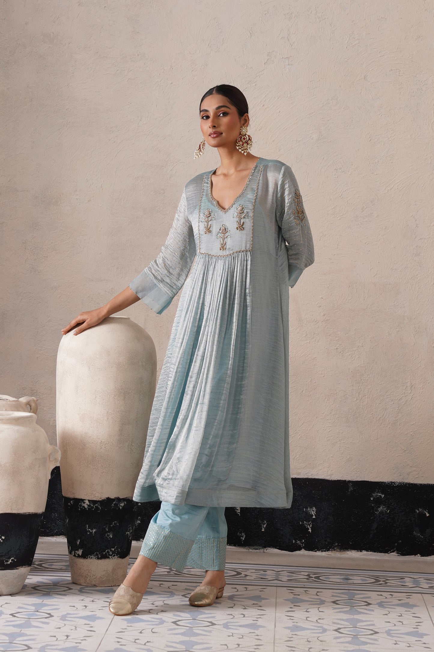 Aafreen Gathered Kurta Set