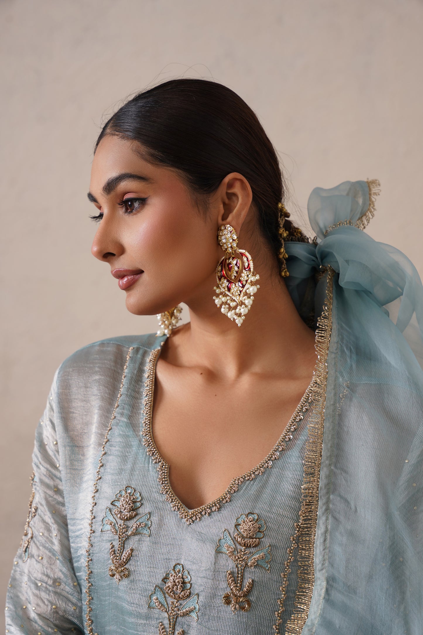 Aafreen Gathered Kurta Set