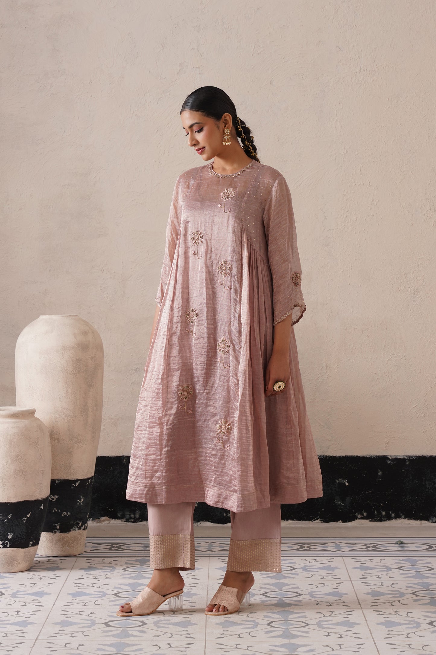 Curve Panel Kurta Set