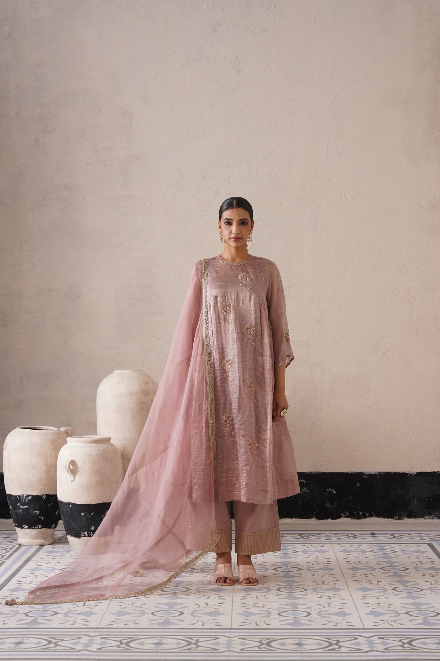 Curve Panel Kurta Set