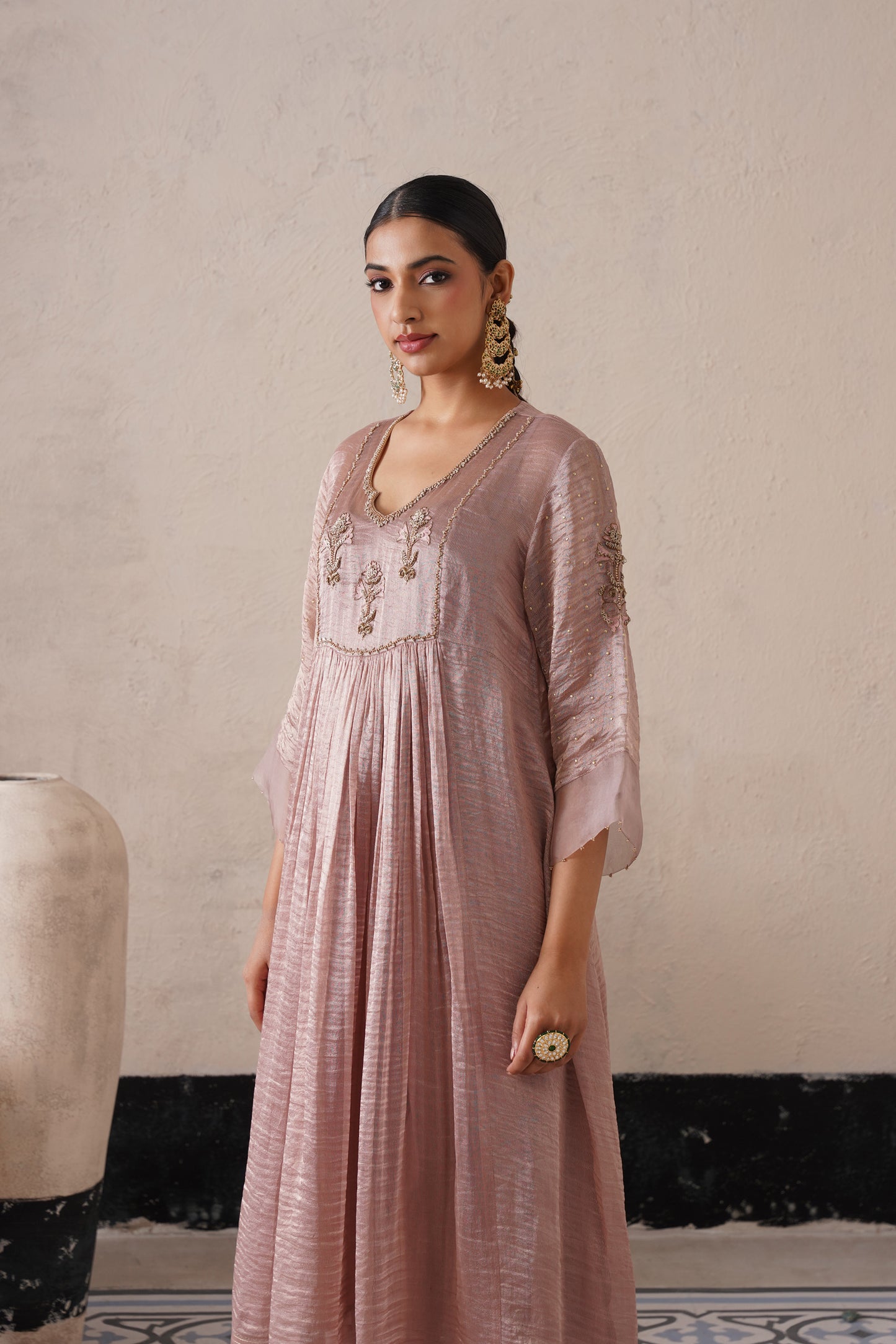 Aafreen Gathered Kurta Set