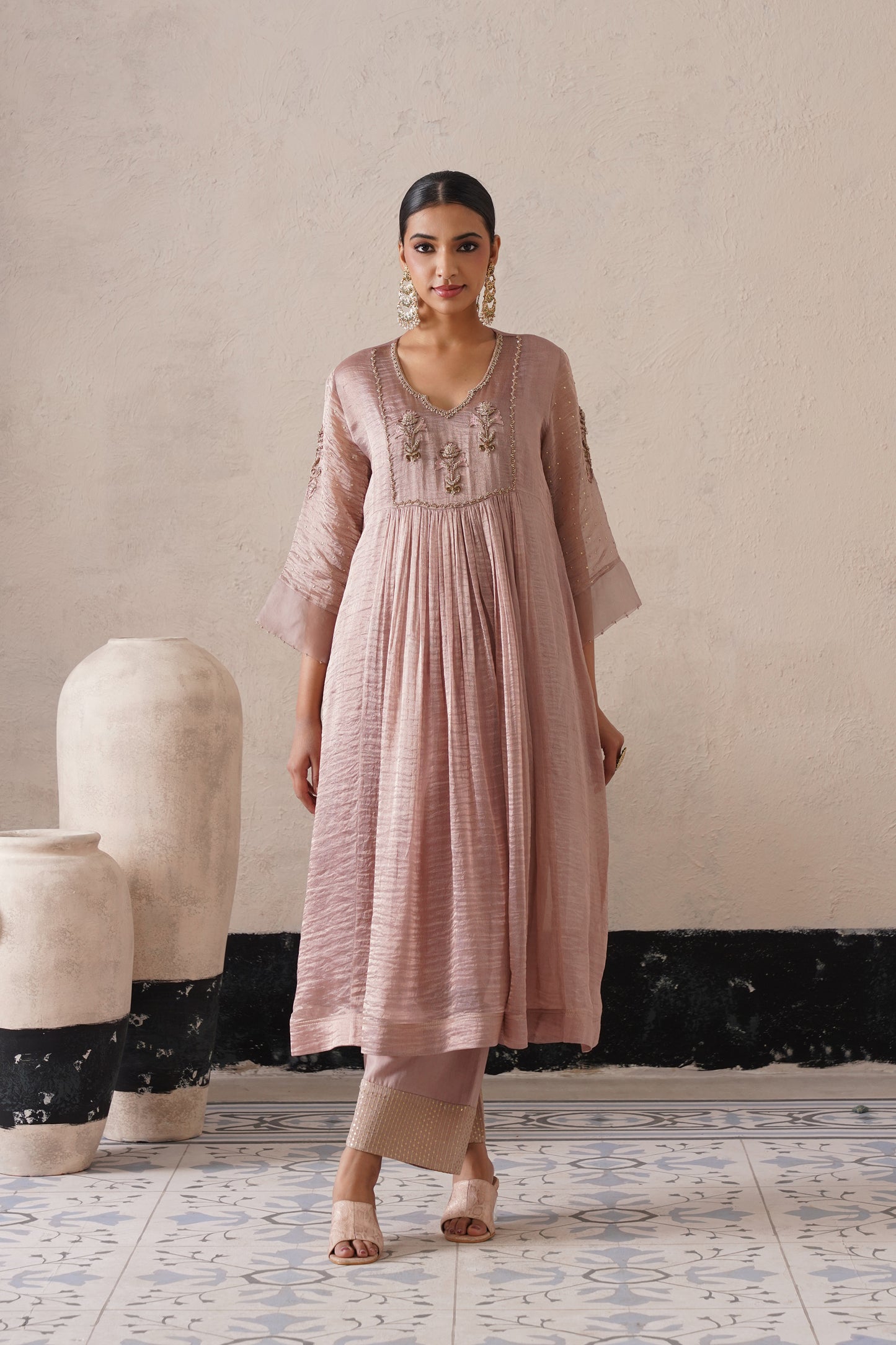 Aafreen Gathered Kurta Set