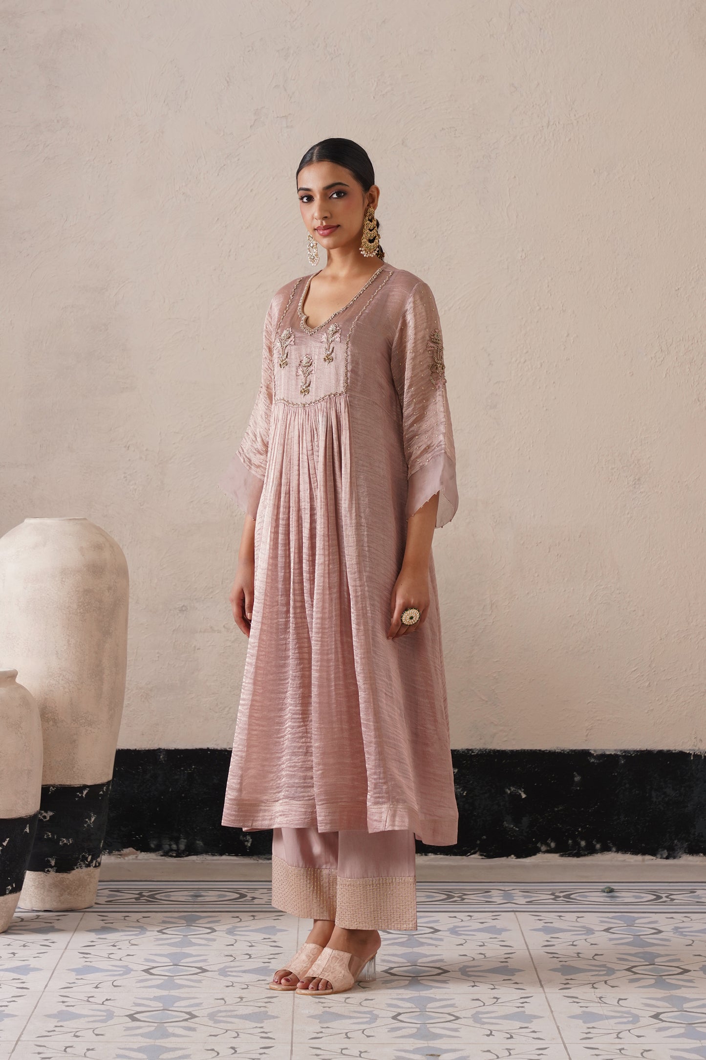 Aafreen Gathered Kurta Set