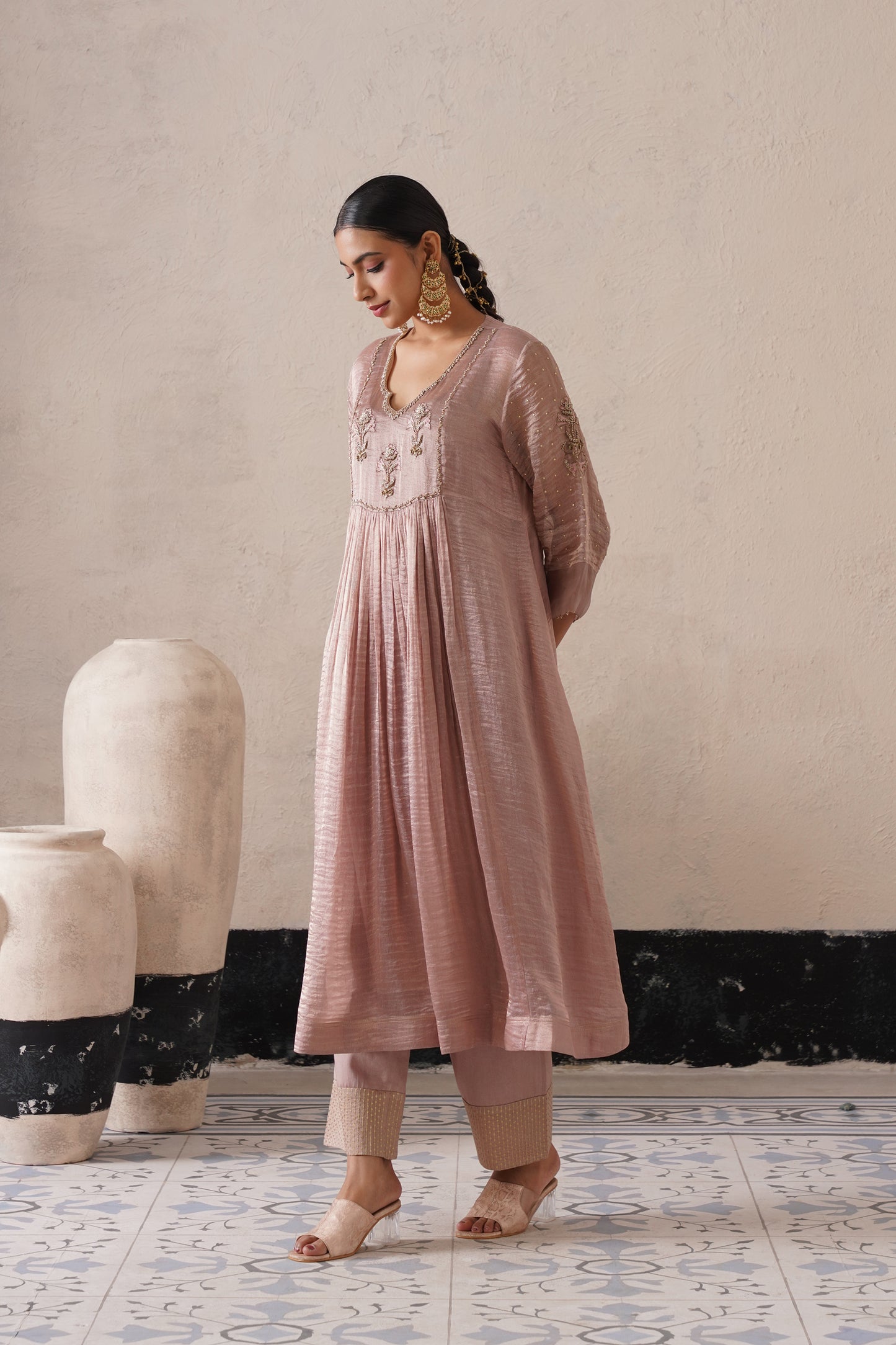 Aafreen Gathered Kurta Set