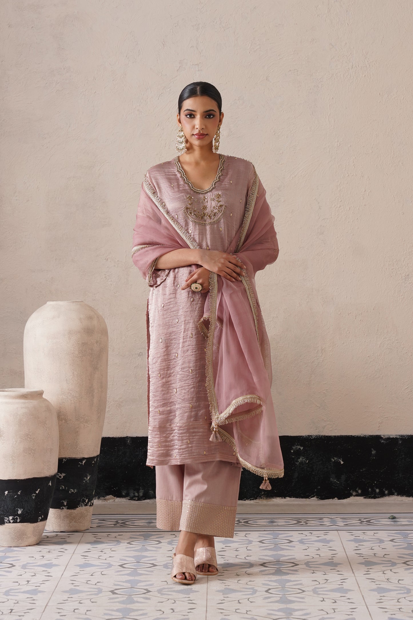 Elysian Ivory Straight Kurta Set