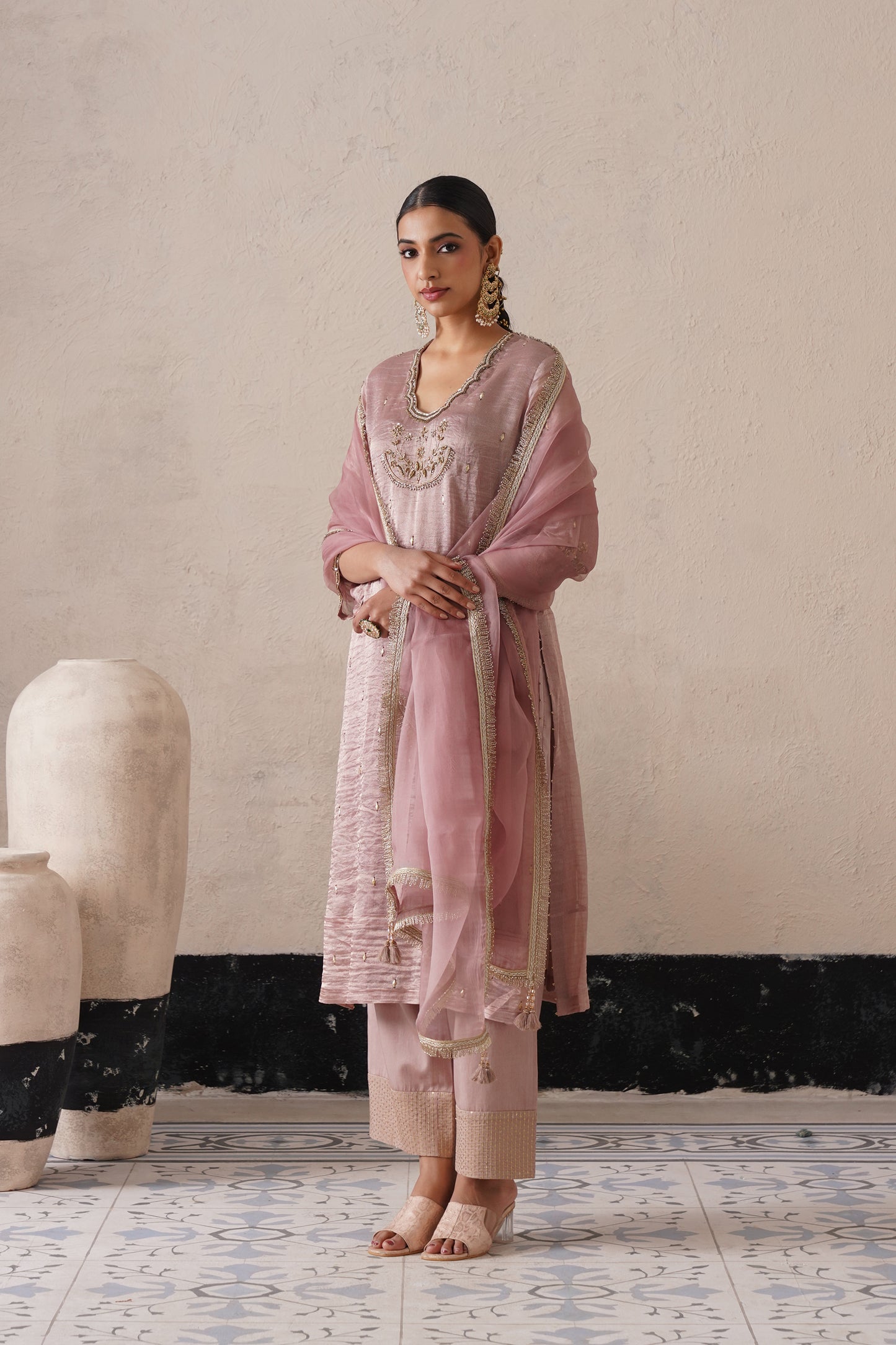 Elysian Ivory Straight Kurta Set